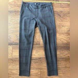 Kut from the Kloth Black and Gray Checkered Pants